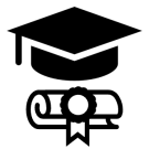 Graduation Hat and Diploma