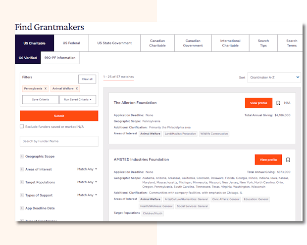 DIVERSE GRANT OPPORTUNITIES