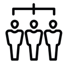 People Connected By Lines