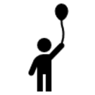 child holding a balloon